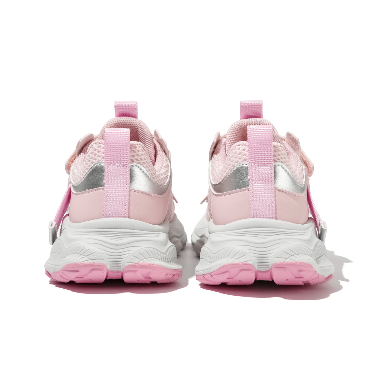 Детская повседневная обувь для детей, кроссовки, кроссовки Belle, цвет Pink/Silver — фото 4