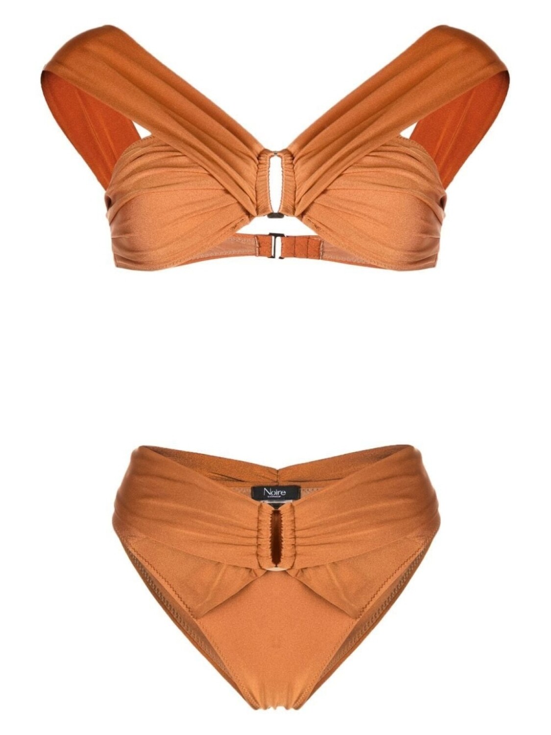 

Noire Swimwear бикини с пряжками, оранжевый