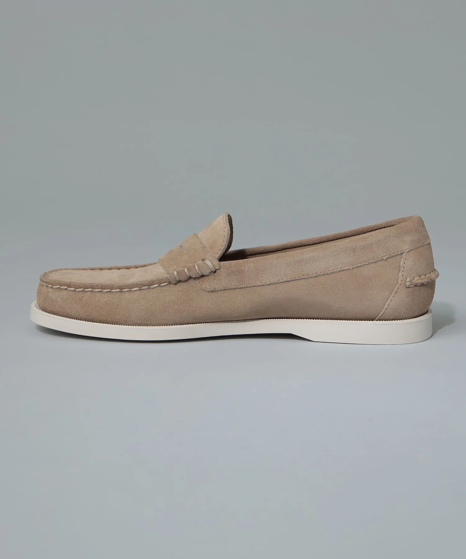 Мужские туфли лоферы из натуральной кожи Dan Boat SEBAGO коричневые — фото 4