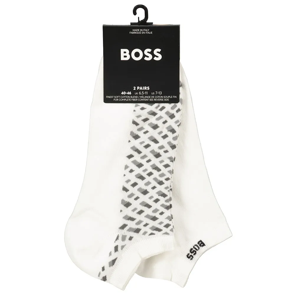 

Носки 2 шт BOSS Monogram 10263662, белый