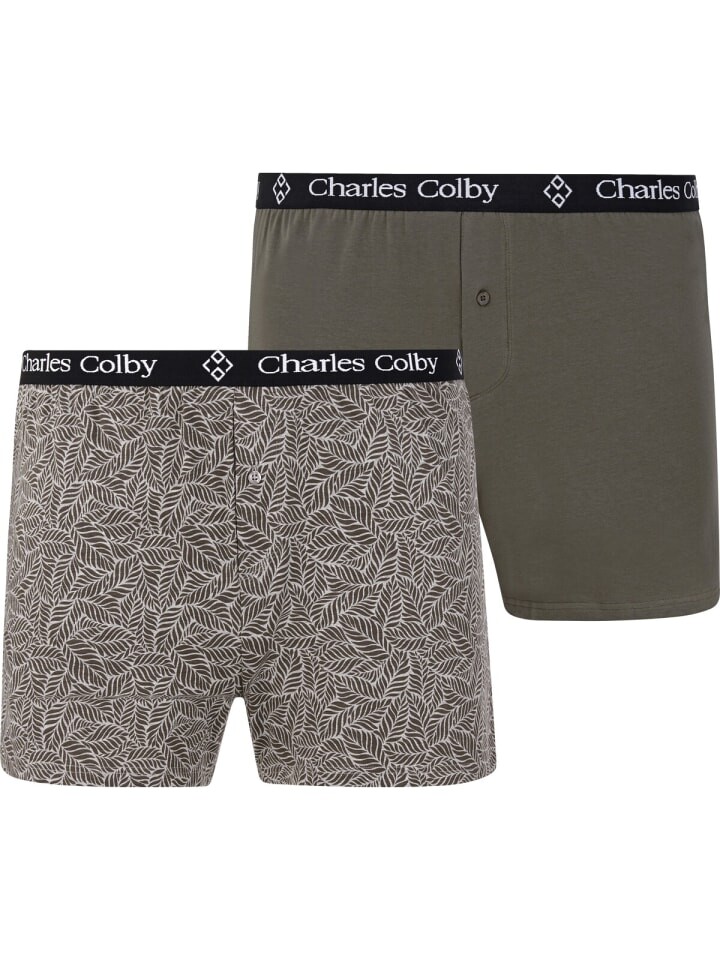 

Боксеры Charles Colby 2er Pack LORD HAWKINS, цвет khaki gemustert