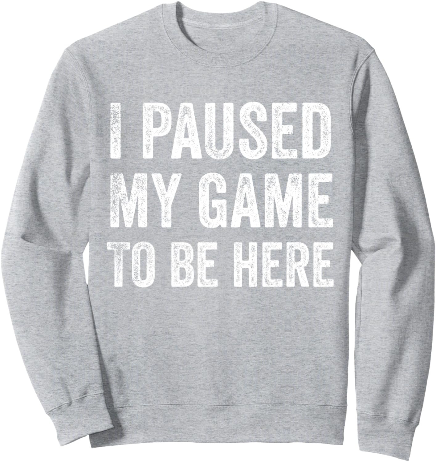 

Забавная толстовка с коротким рукавом для видеогеймеров Я поставил игру на паузу, чтобы быть здесь Short Sleeve, серый