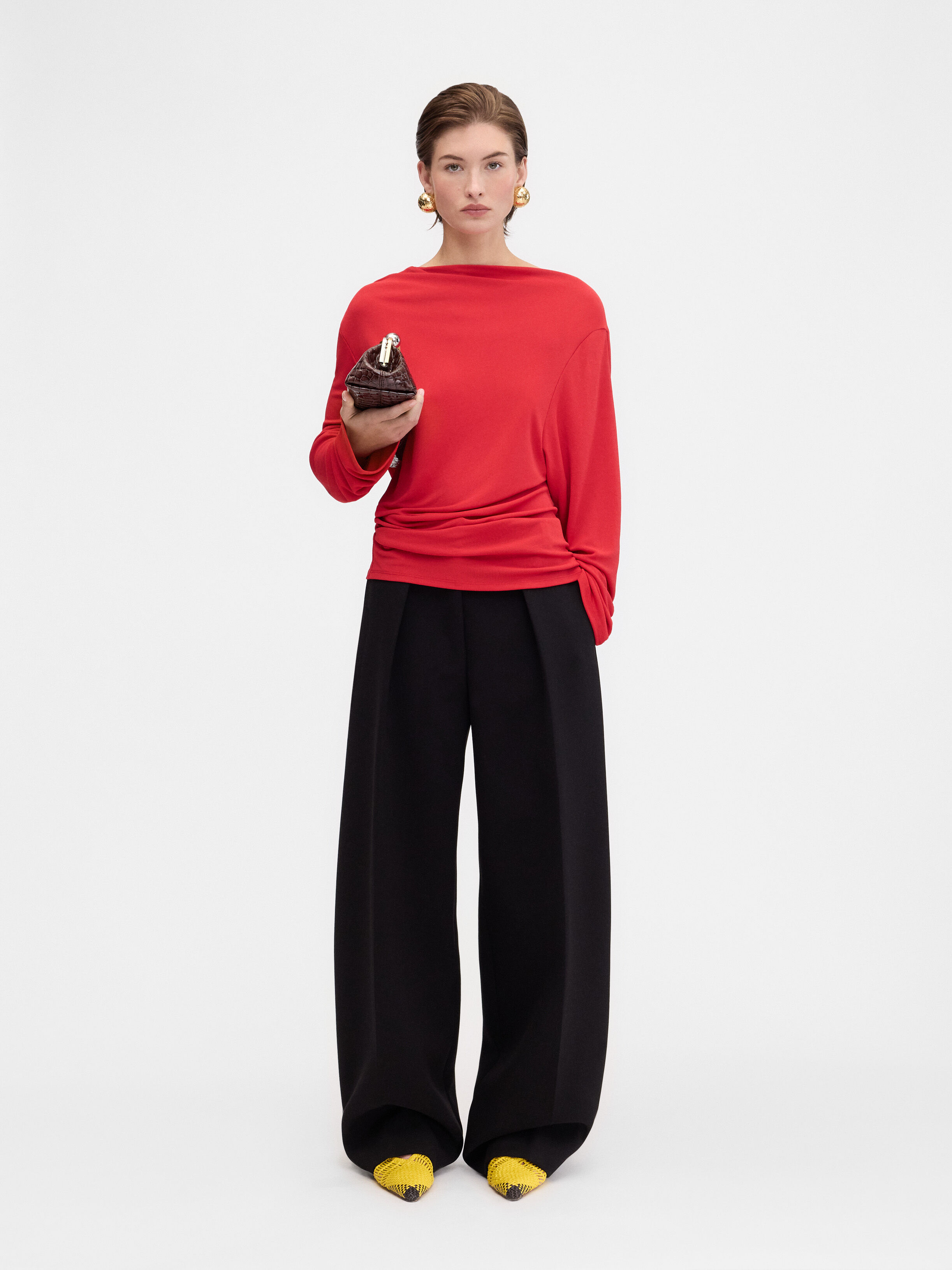 

Топ с открытой спиной JACQUEMUS The Croisière top, красный