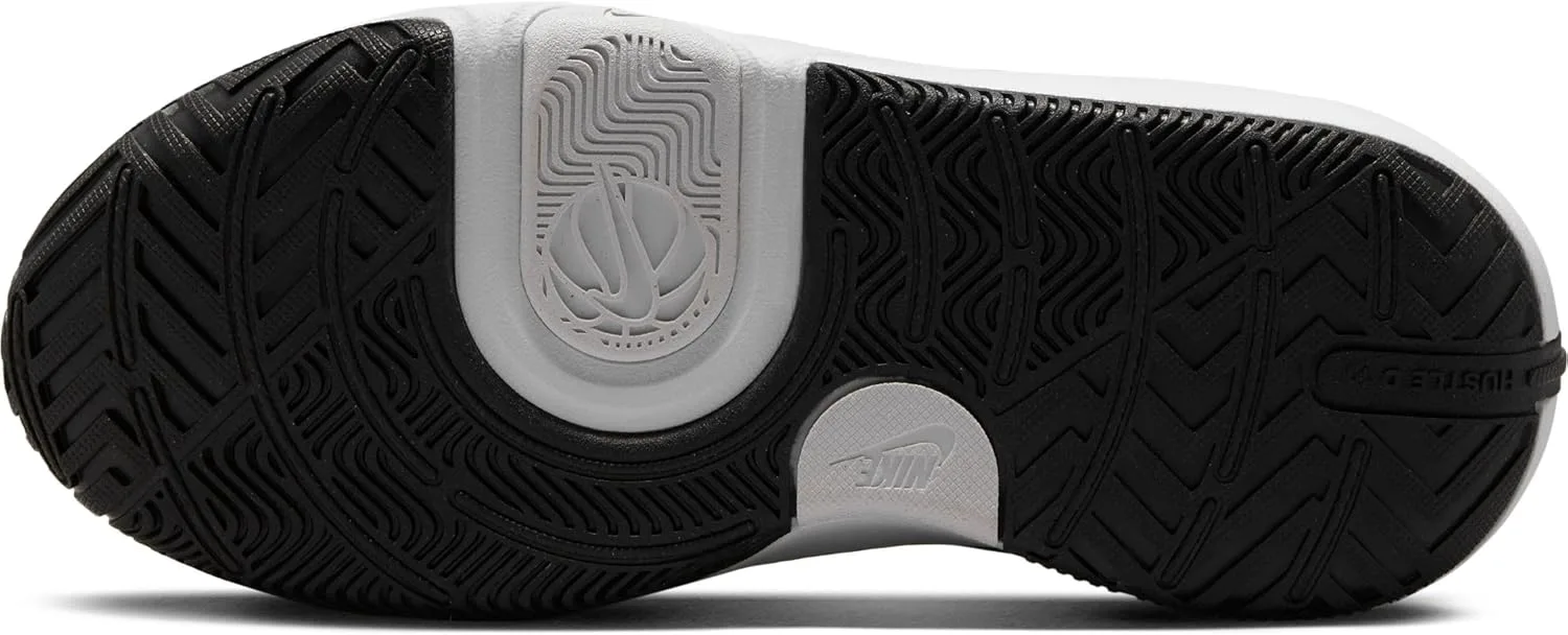 Баскетбольные кроссовки Nike Team Hustle D 11 (GS) для детей и подростков, унисекс, белый — фото 2