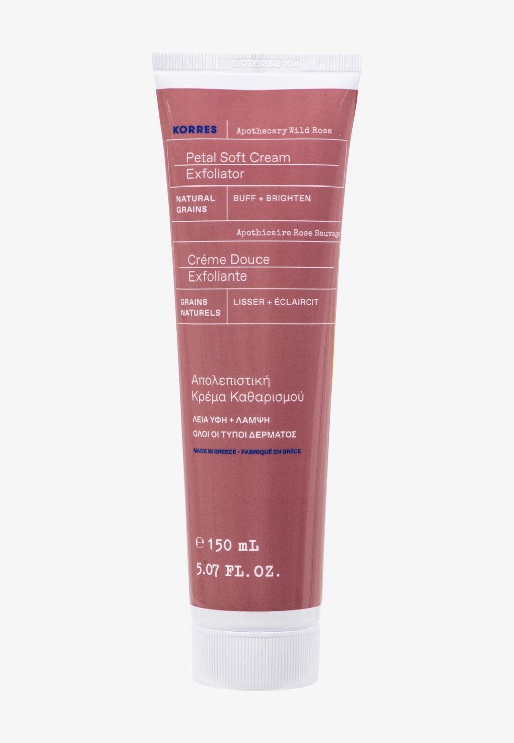

Очищающее средство Apothecary Wild Rose Petal Soft Cream Exfoliator KORRES, цвет neutral