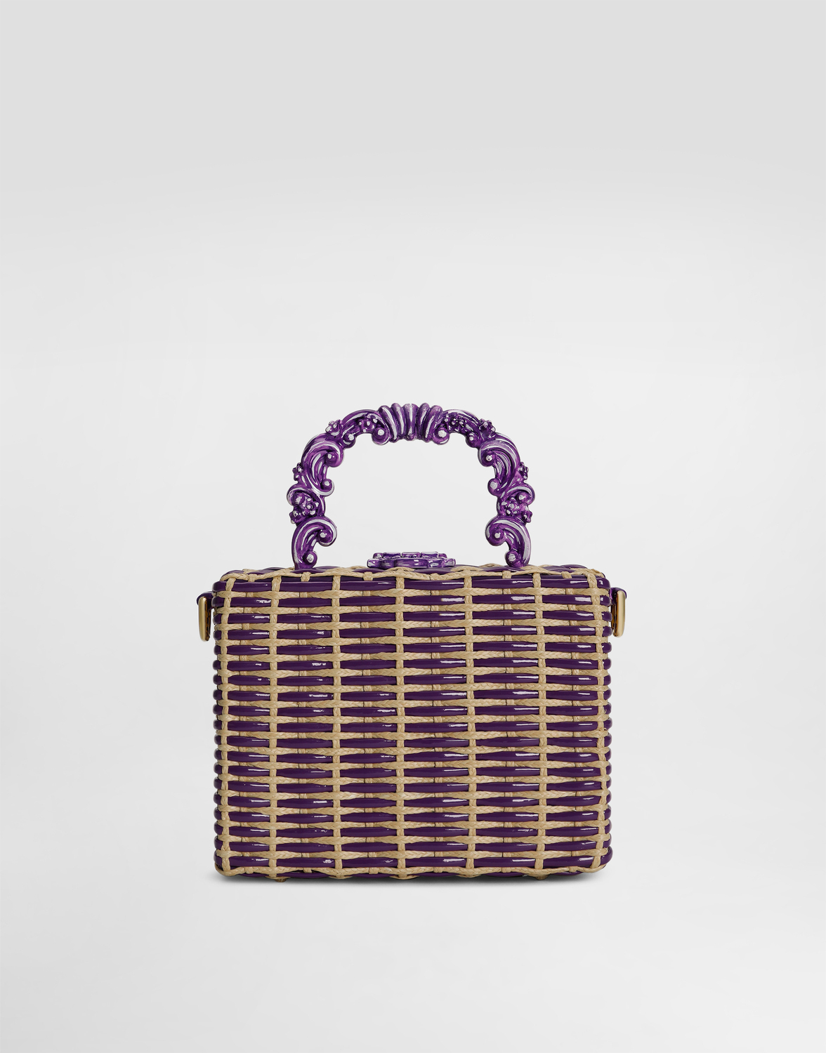 Плетеная сумка dolce box Dolce & Gabbana, мультиколор — фото 4