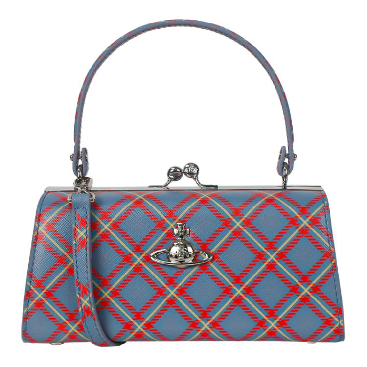 

Vivienne Westwood Сумка-шопер с логотипом в клетку