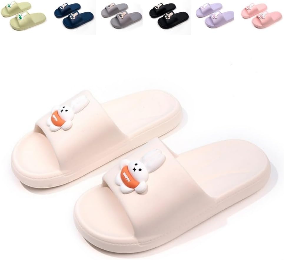 

Милые шлепанцы-зайчики Albiva, белый