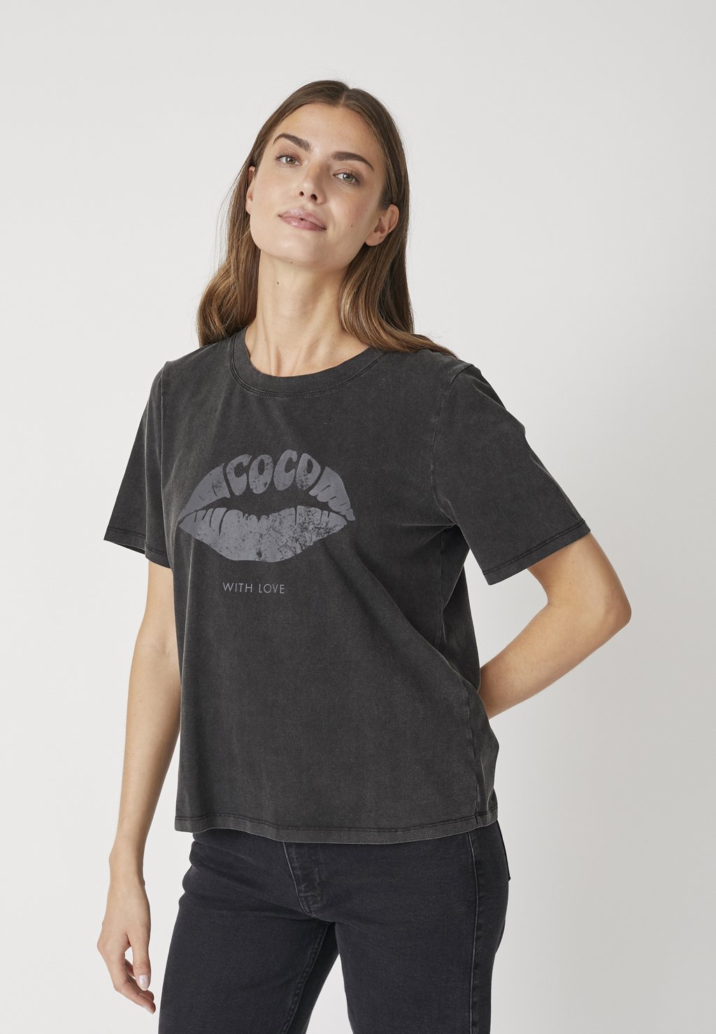 

Футболка с принтом SIARACC ACID KISS TEE Co'couture, черный