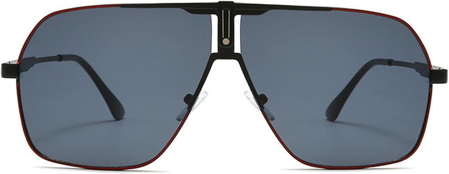 

Квадратные солнцезащитные очки для мужчин и женщин, модные винтажные солнцезащитные очки-пилот большого размера для женщин, градиентные очки, защита от УФ-излучения UV400 mincl, Black