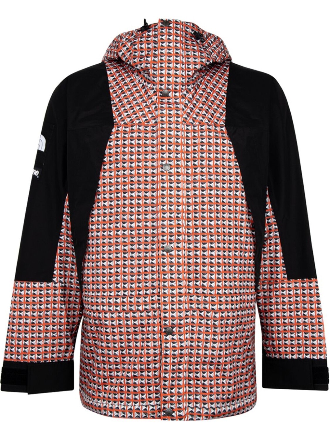 

Supreme куртка Mountain Light из коллаборации с The North Face, красный