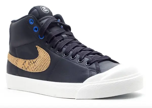 Кроссовки x stussy все корт средний Nike, черный — фото 2