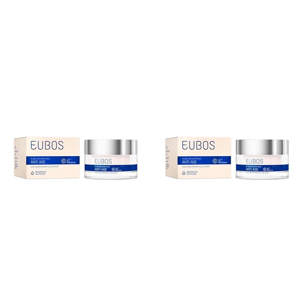 Ночной восстанавливающий филлер-крем «Anti Age Hyaluronic Repair Filler Night» от Eubos Eubos