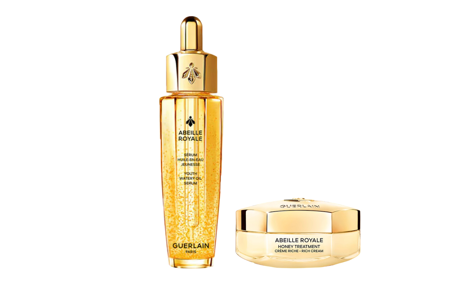 GUERLAIN Jiaolan четвертое поколение gold revived набор для ухода за кожей с медом увлажняющий и восстанавливающий 30мл+15мл/30мл+50мл/50мл+50мл — фото 4
