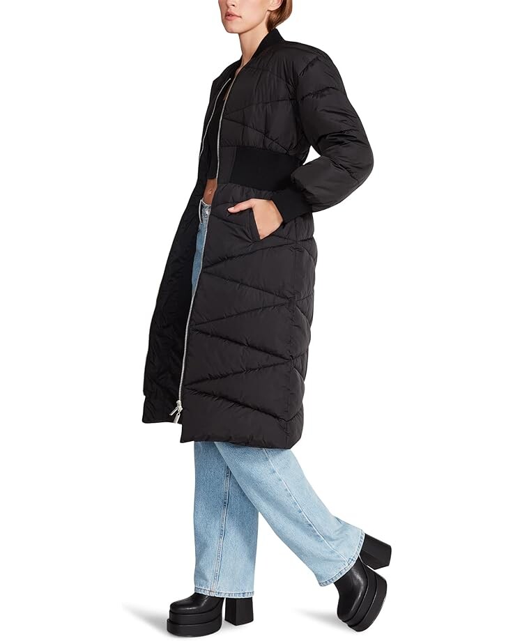 

Пальто Steve Madden Norma Coat, черный