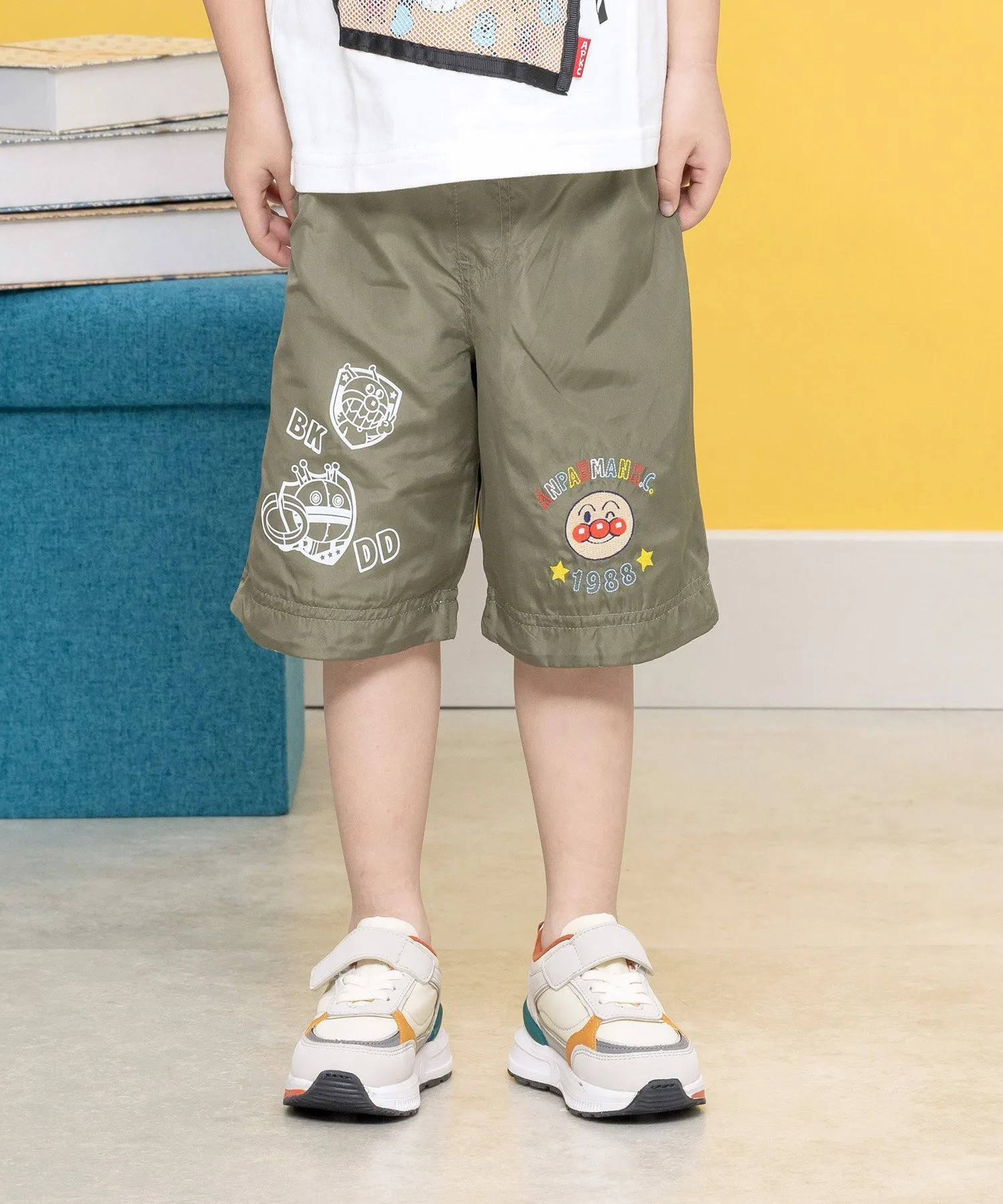 Реверсивные шорты APKC/(K) Anpanman Kids Collection, Khaki