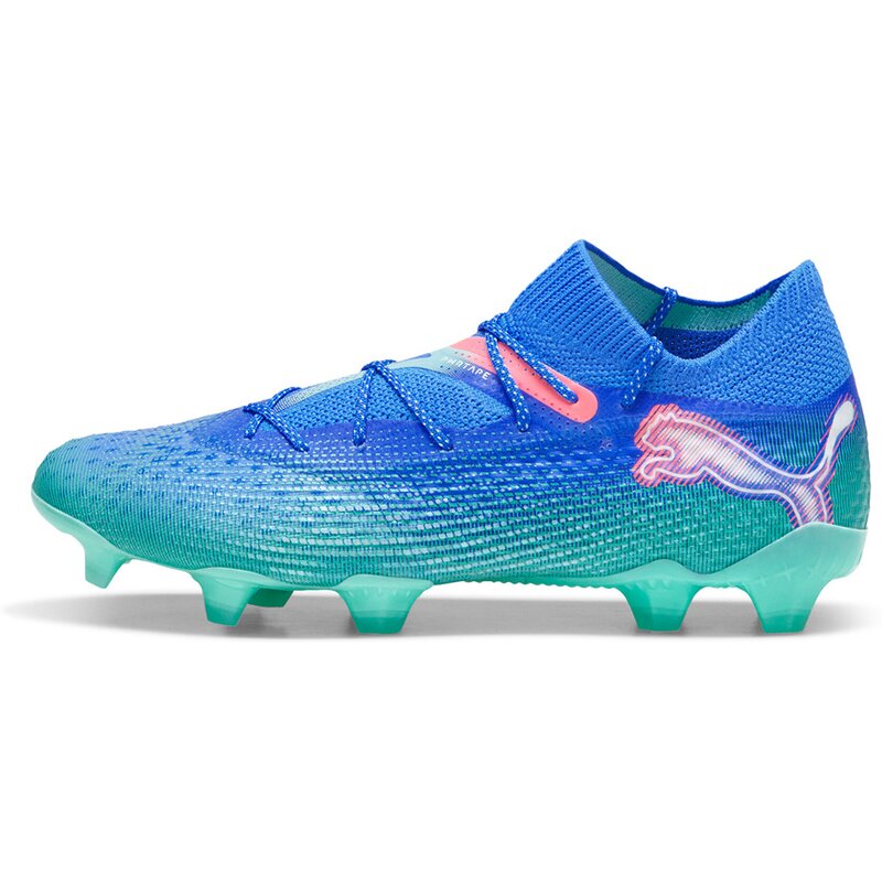 Футбольные бутсы Future 7 Ultimate FG/AG Puma, цвет bluemazing-puma white-electric peppermint — фото 4
