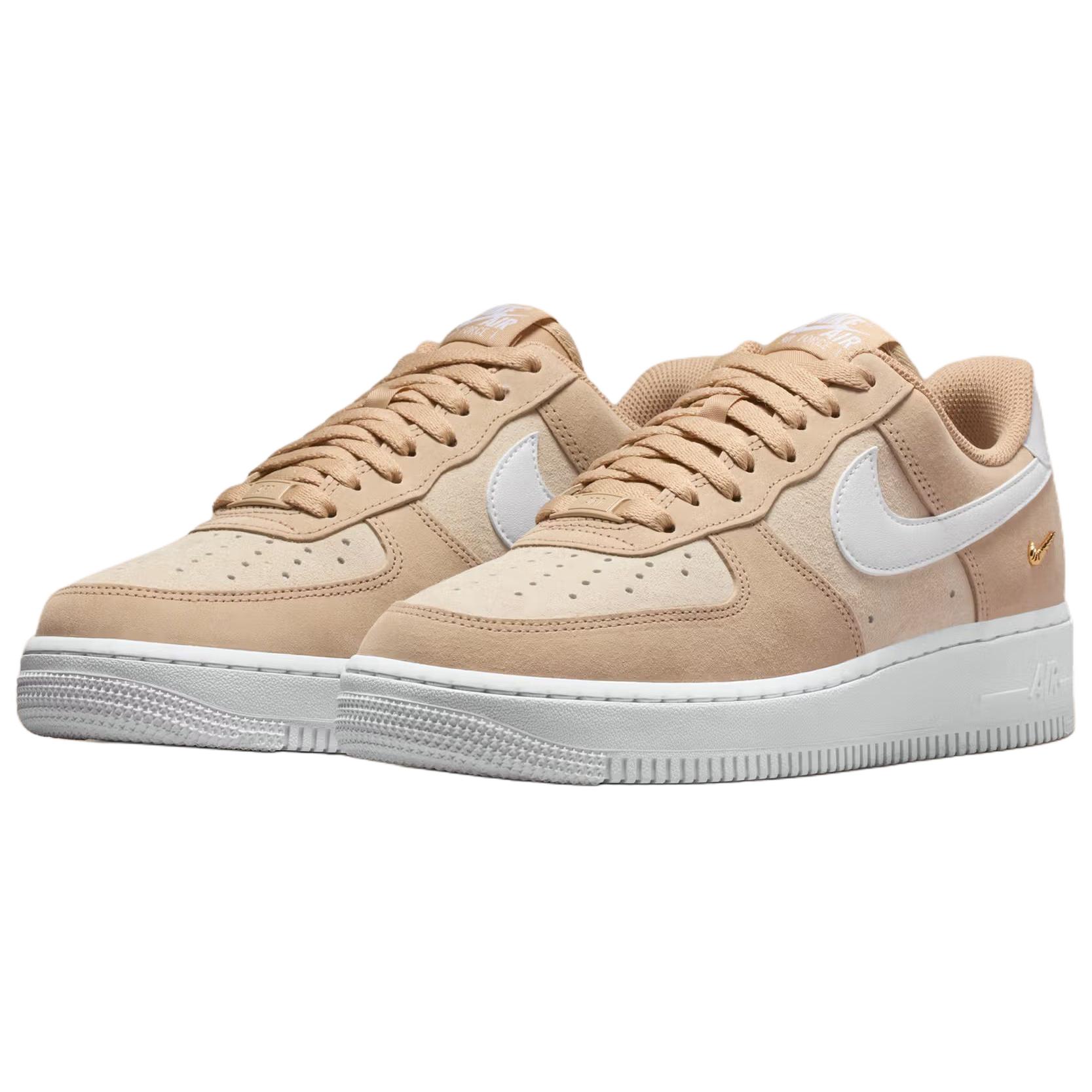 Nike Низкие скейтбордистские кроссовки Air Force 1, унисекс, цвет овсяный коричневый — фото 4