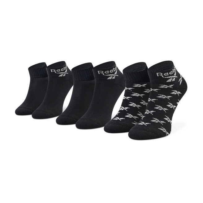 

Носки Reebok ClFo Ankle, 3 шт, черный