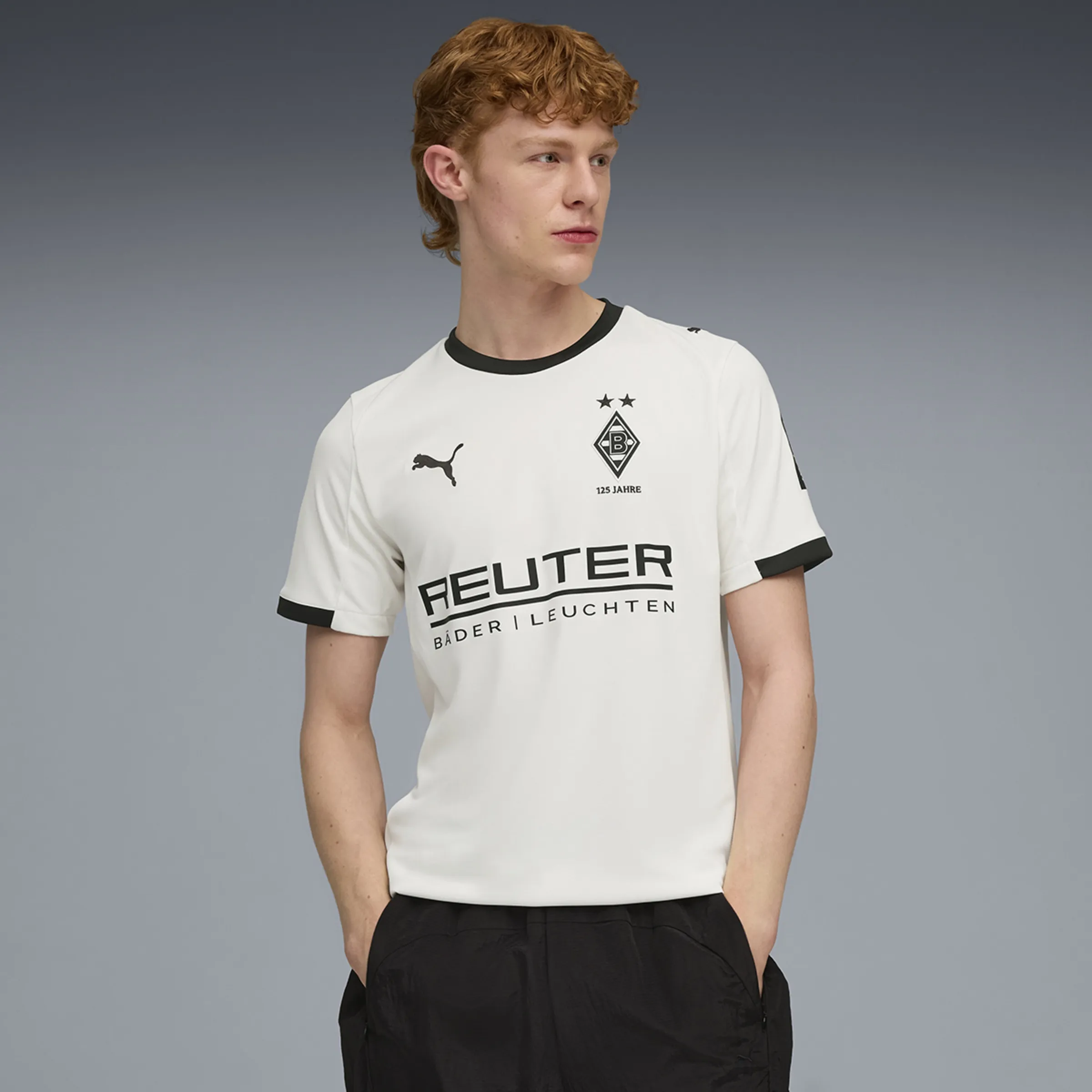 

Футболка мужская БМГ домашняя реплика Puma, белый