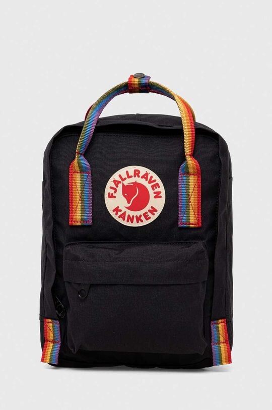 

Мини-рюкзак Kanken Rainbow Fjallraven, черный