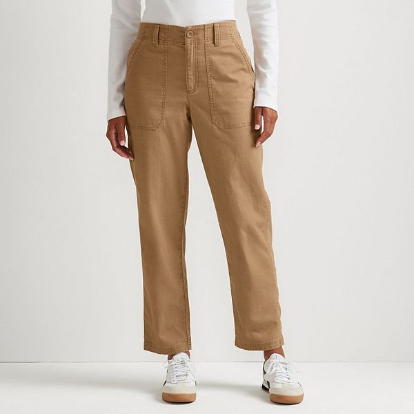 

Женские рабочие штаны из хлопка Eddie Bauer, Camel
