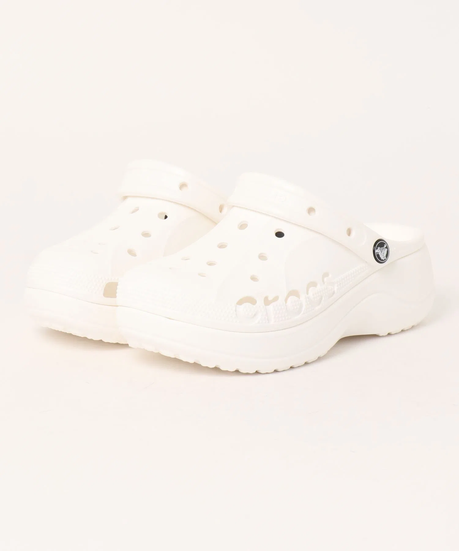 Унисекс сандалии Crocs Baya Platform белые