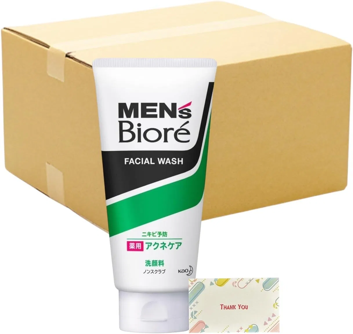 Гель для умывания Kunutonn — Против акне Men's Biore Medicated Acne Care, 130 г