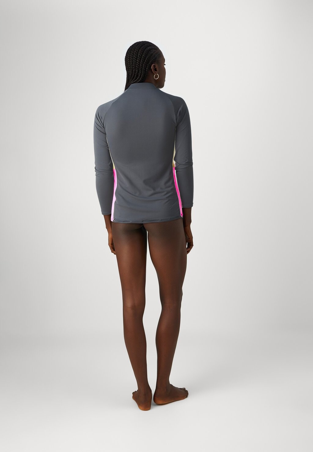 

Верх бикини Hibiscus Heat Splice Rip Curl, стираный черный