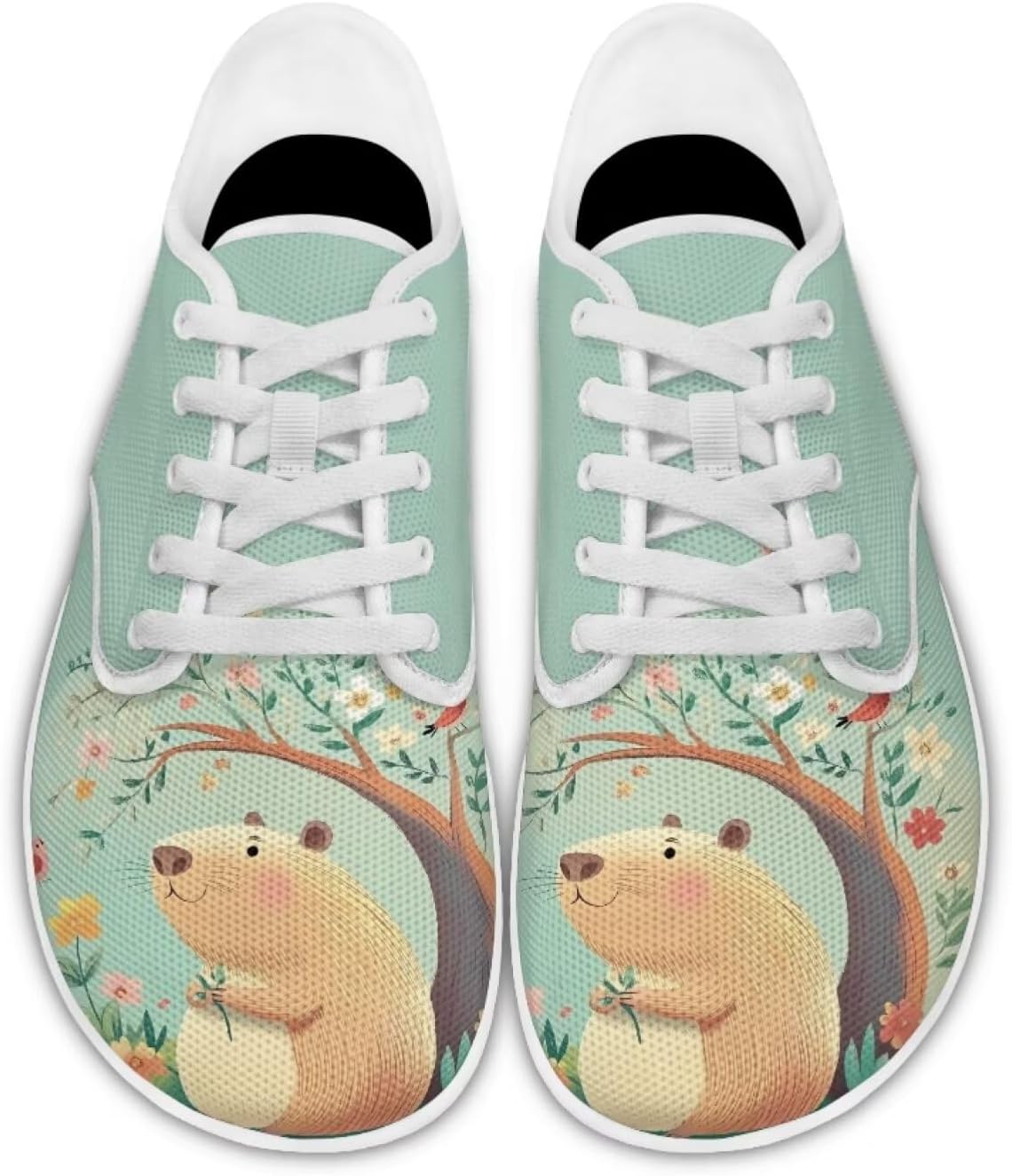 

Женские кроссовки Capybara для бега, модные туфли, прогулочные кеды, кроссовки для вождения, деловые лоферы Ecaestolph, зеленый