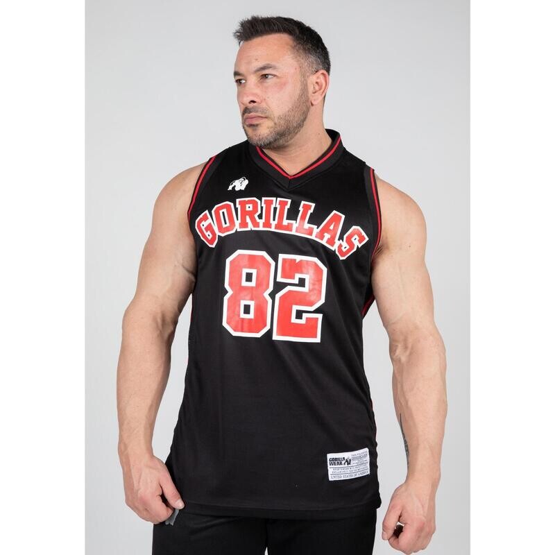 

Рубашка Muscle - Джерси Сан-Матео - Черный/Красный GORILLA WEAR, цвет rot