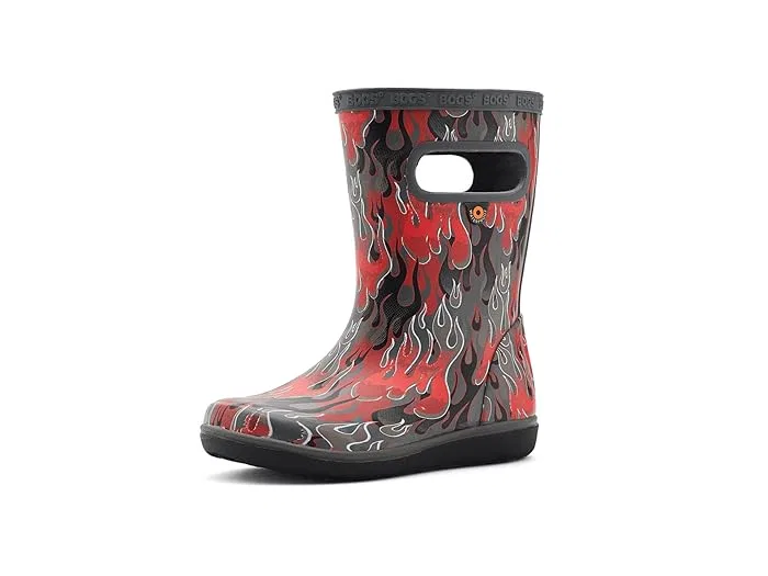 Ботинки Skipper II Fire Flame Bogs Kids, Dark Gray Multi