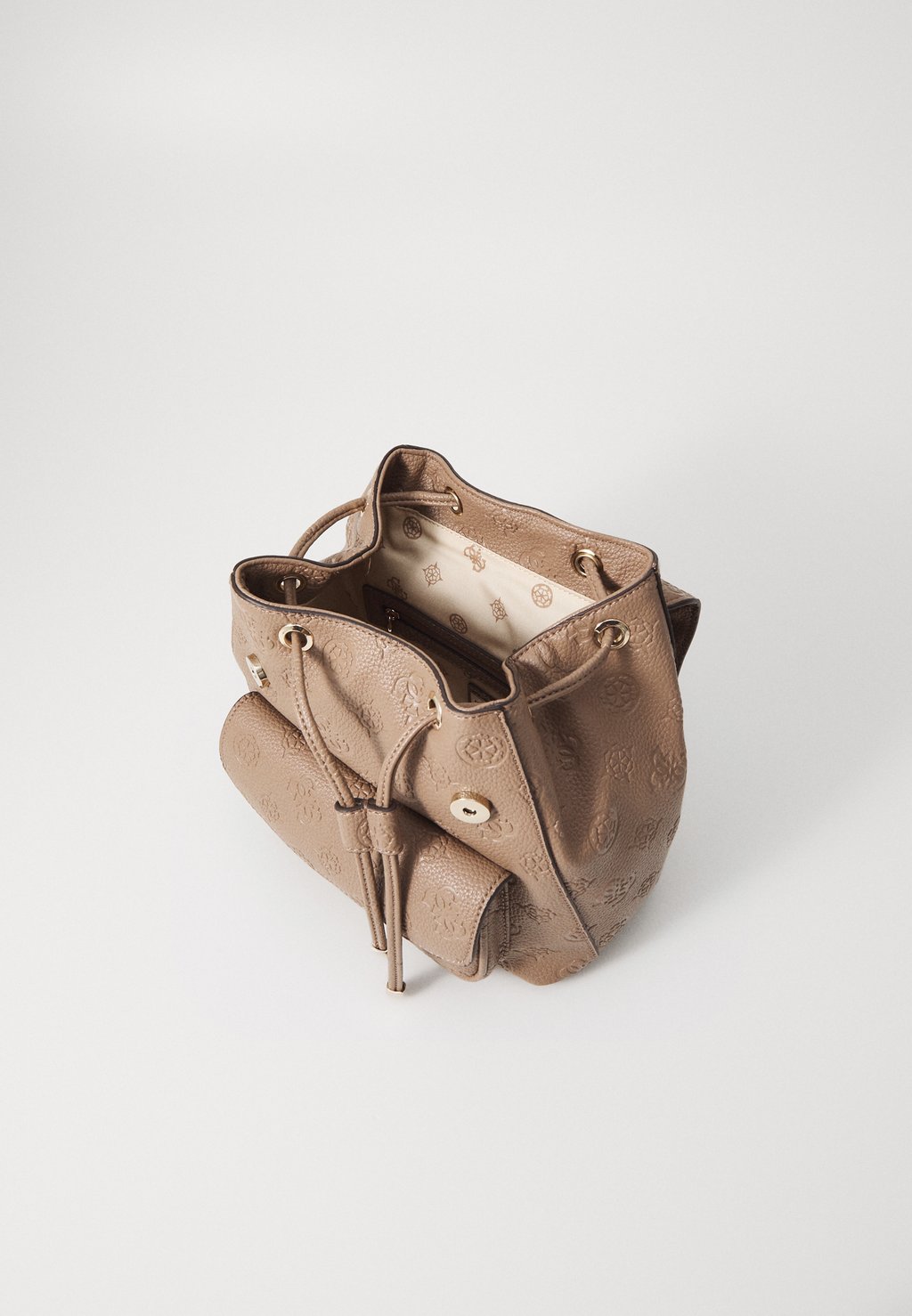 

Рюкзак CRESIDIA SMALL FLAP BACKPACK Guess, серо-коричневый