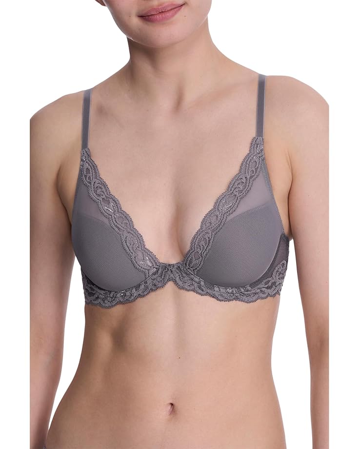 

Бюстгальтер Natori Feathers Contour Plunge Bra 730023, цвет Nickel