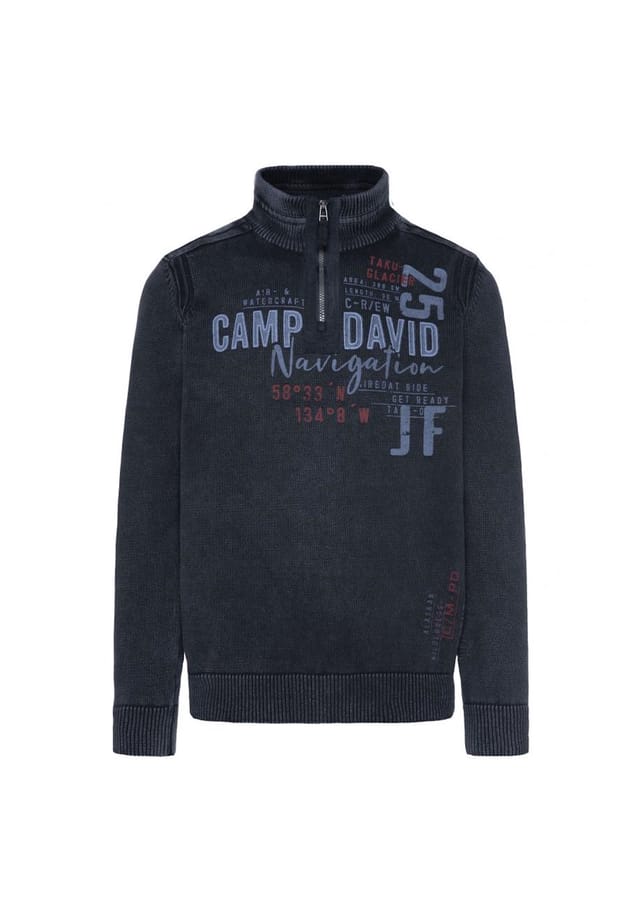 

Свитер вязаный свитер troyer Camp David, синий