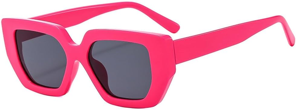 

Классические солнцезащитные очки в толстой оправе в стиле ретро, ​​модные, с индивидуальным дизайном, минималистичные, с защитой от УФ-излучения, женские TYUVIVO, Rose Red