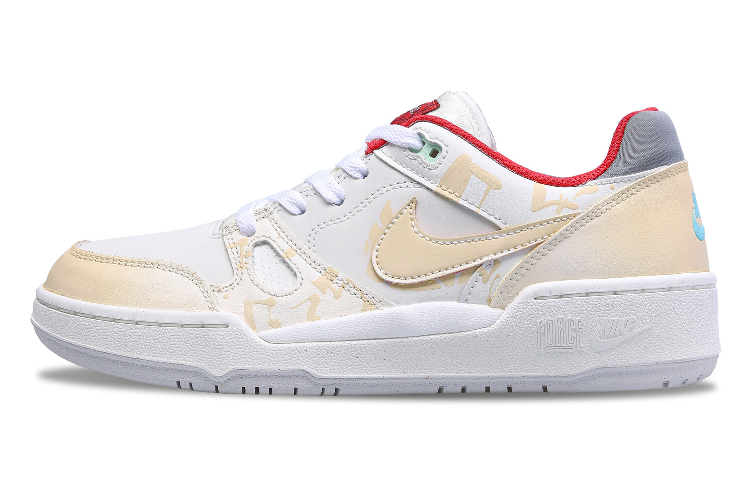 

Кроссовки Nike Full Force Skateboarding Shoes Men Low-top Wheat, цвет Wheat