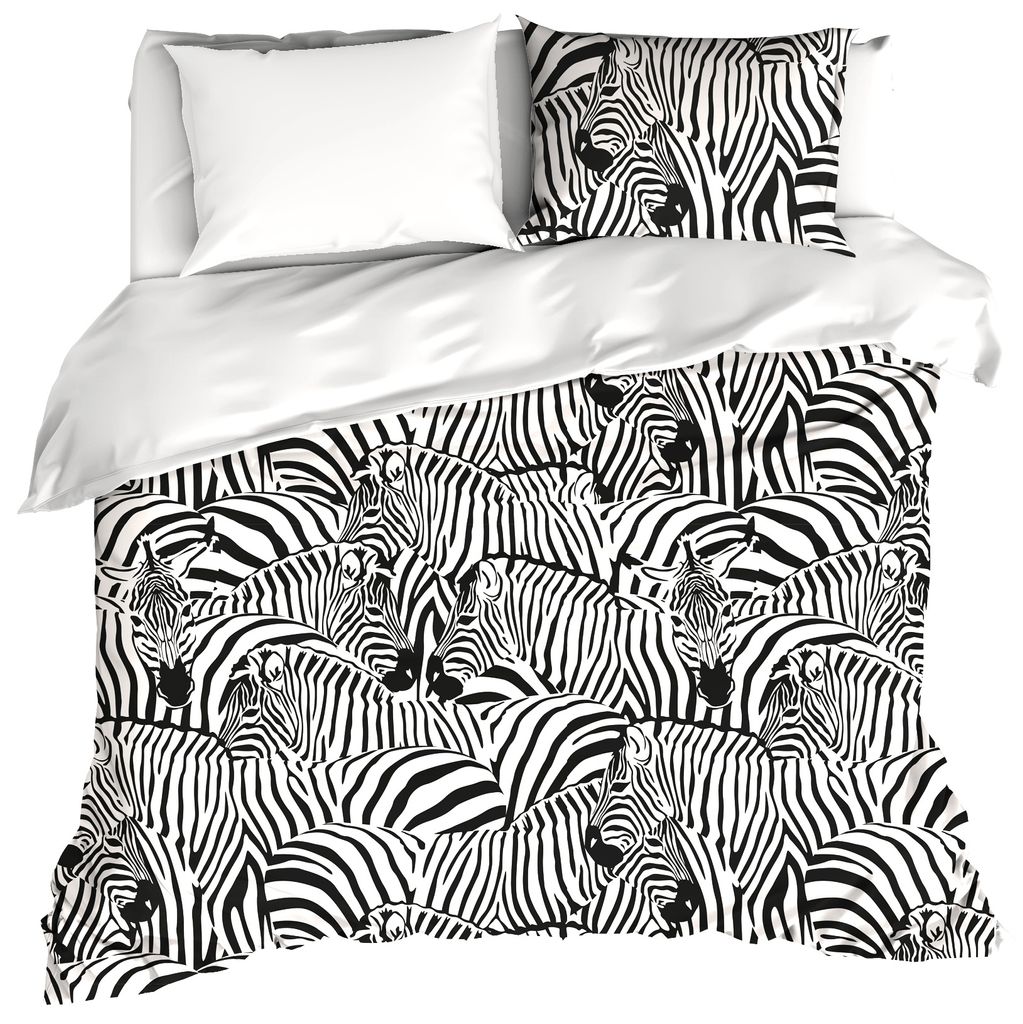 

De Witte Lietaer Пододеяльник, Zebra Eggshell – 240 x 220 см + 60 x 70 см – хлопковый сатин