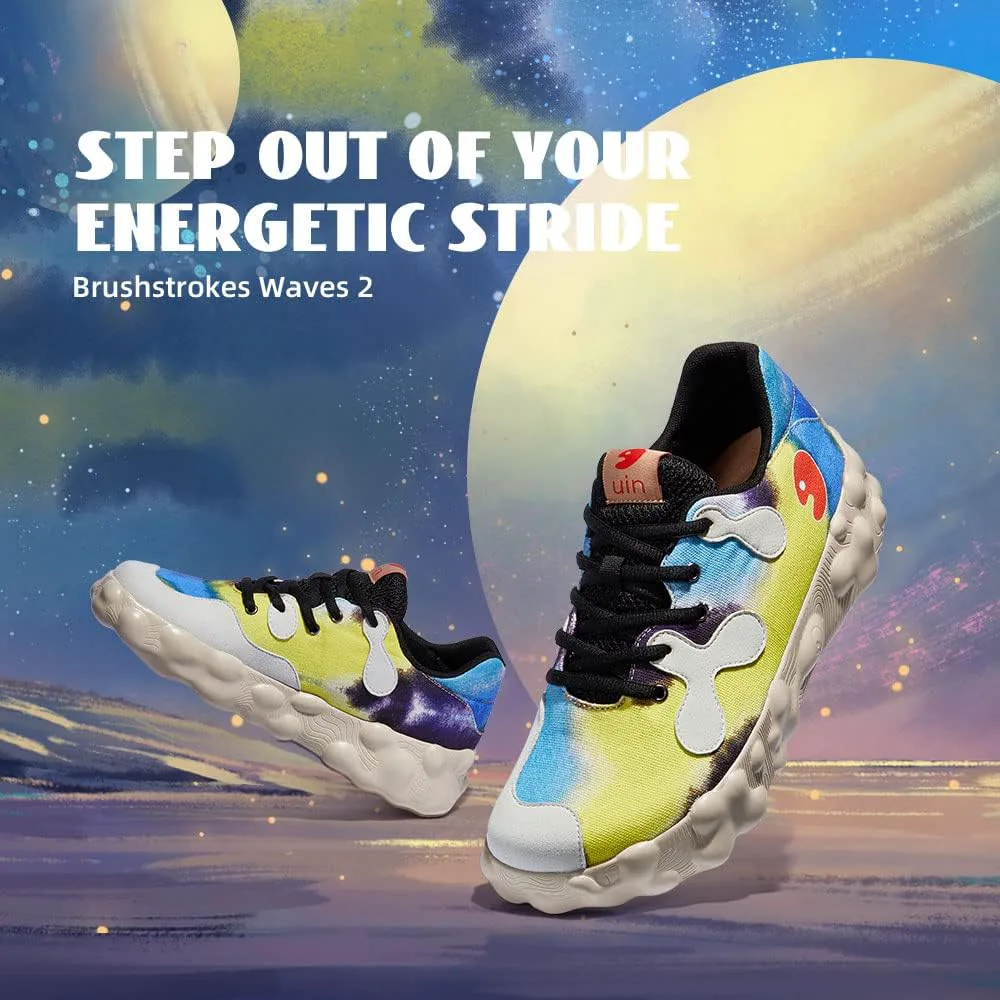 

Мужские прогулочные туристические туфли UIN, слипоны, повседневные, легкие, с широкой носочной частью, массивные модные кроссовки FiguerasⅠ