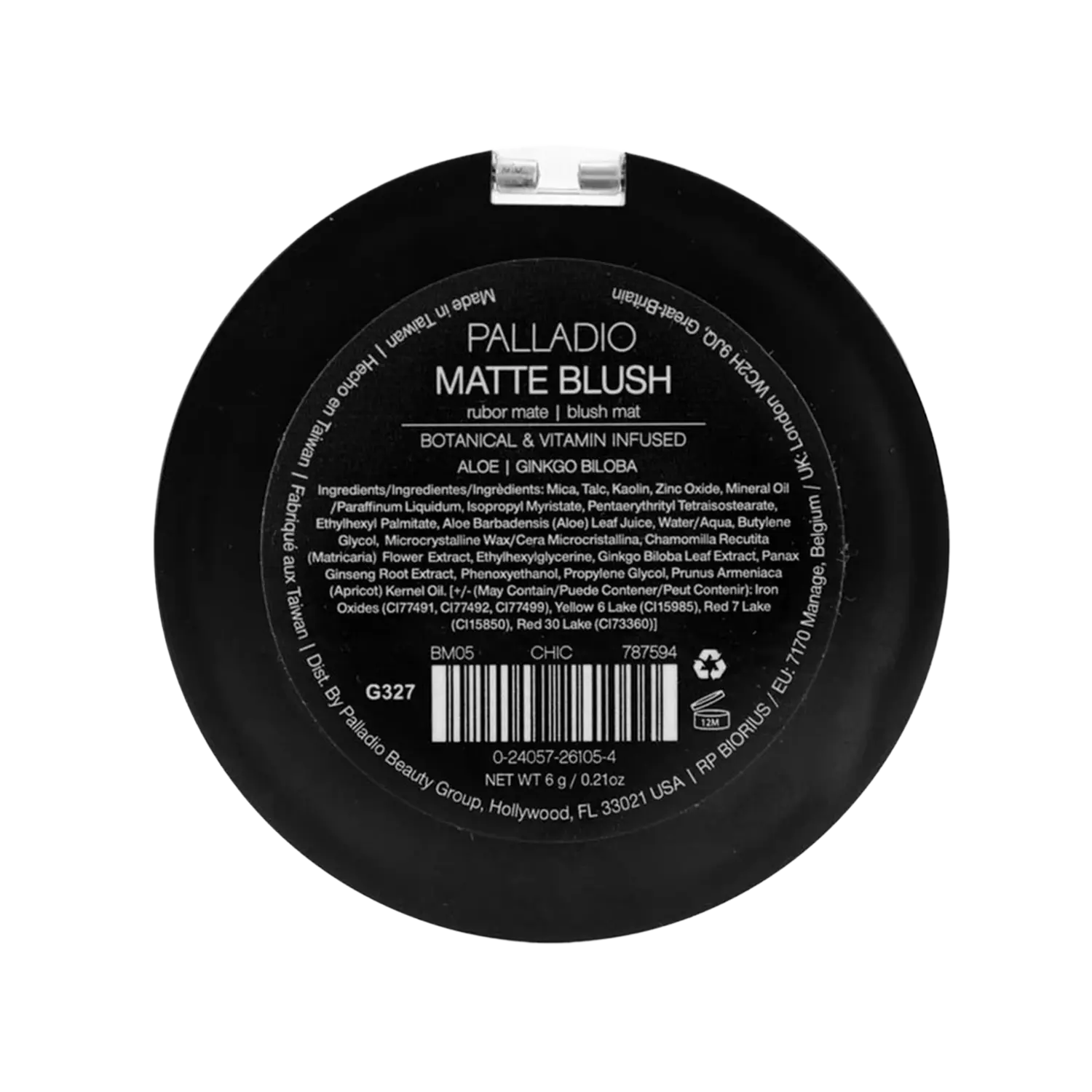 

Матовые румяна Palladio Beauty, Chic