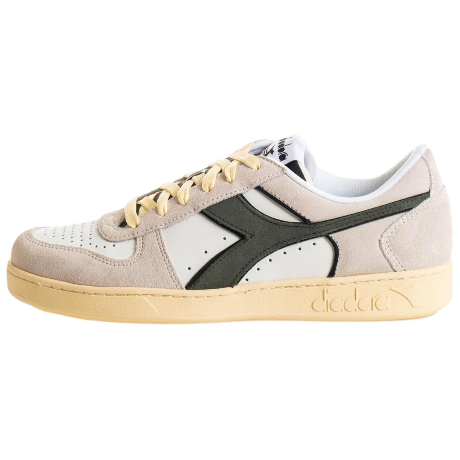 

Кроссовки diadora Skateboarding Shoes Men Low-top White/Green, зеленый