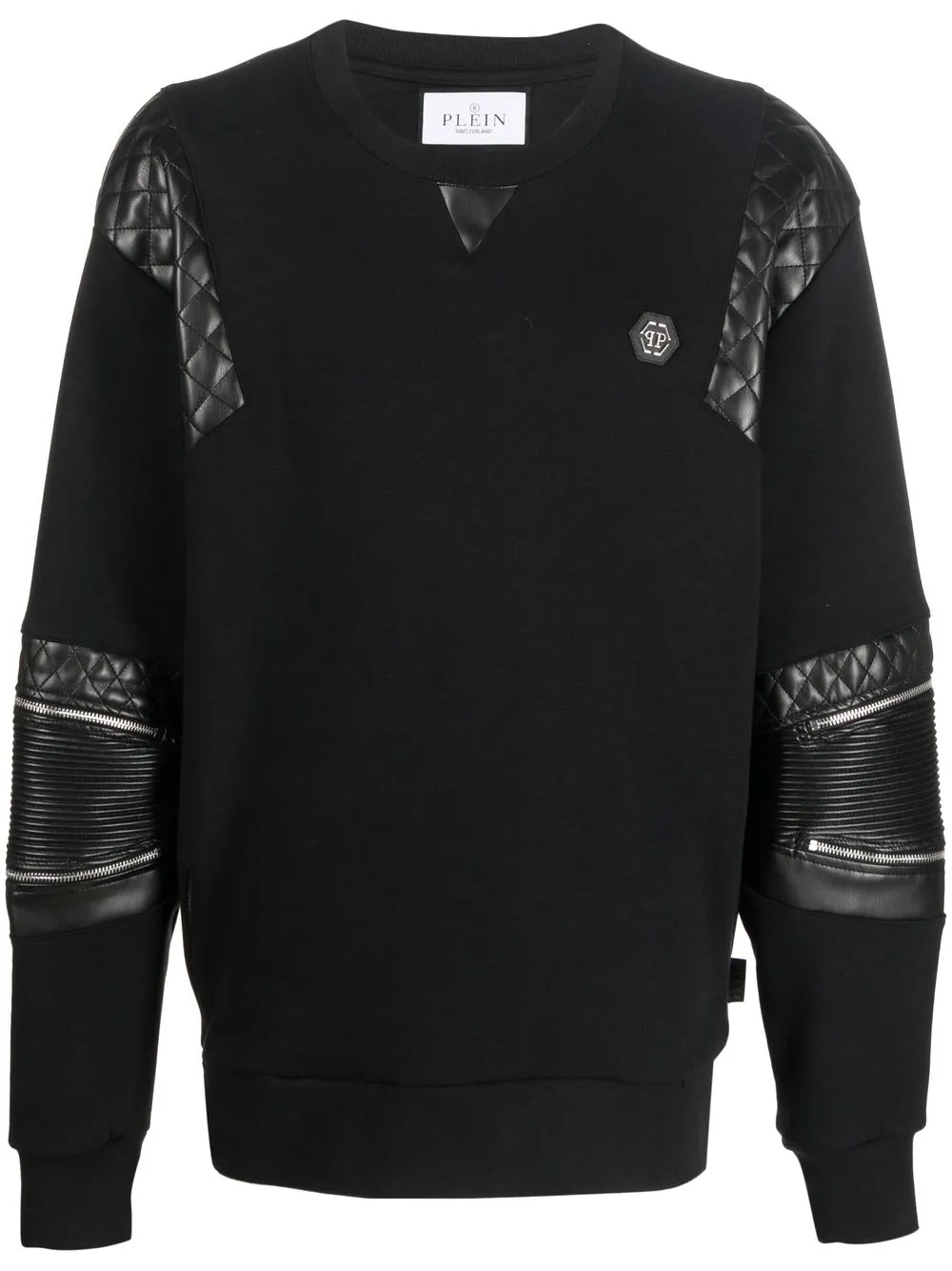 

Стеганая толстовка Philipp Plein, черный