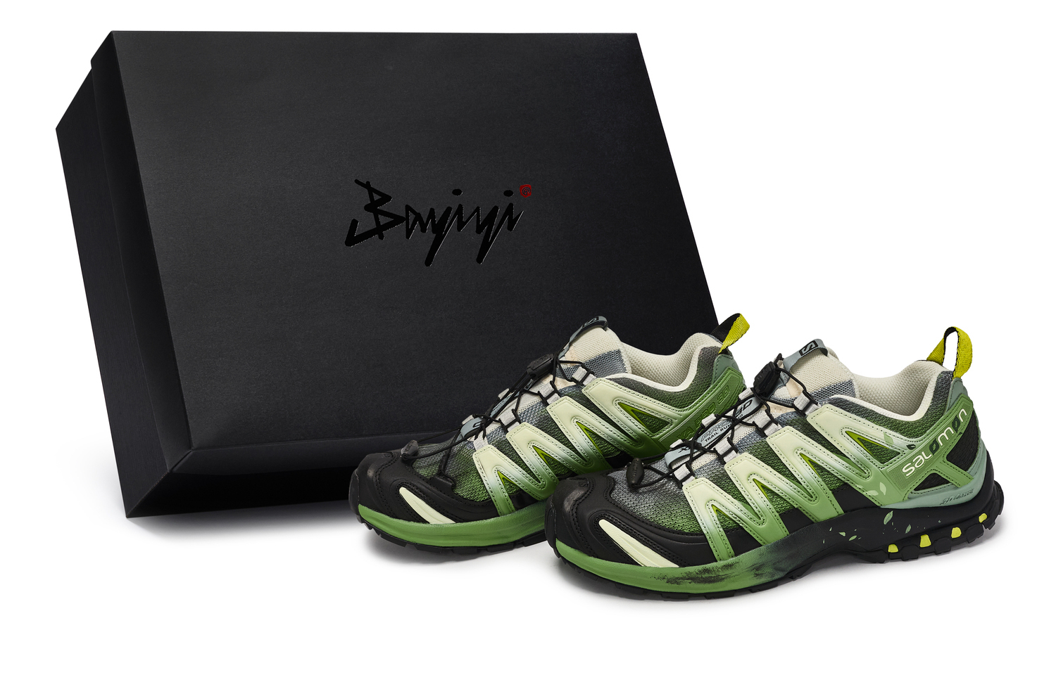 

SALOMON Кроссовки для бега XA PRO 3D Abrasion Resistant Low top Unisex черные зеленые