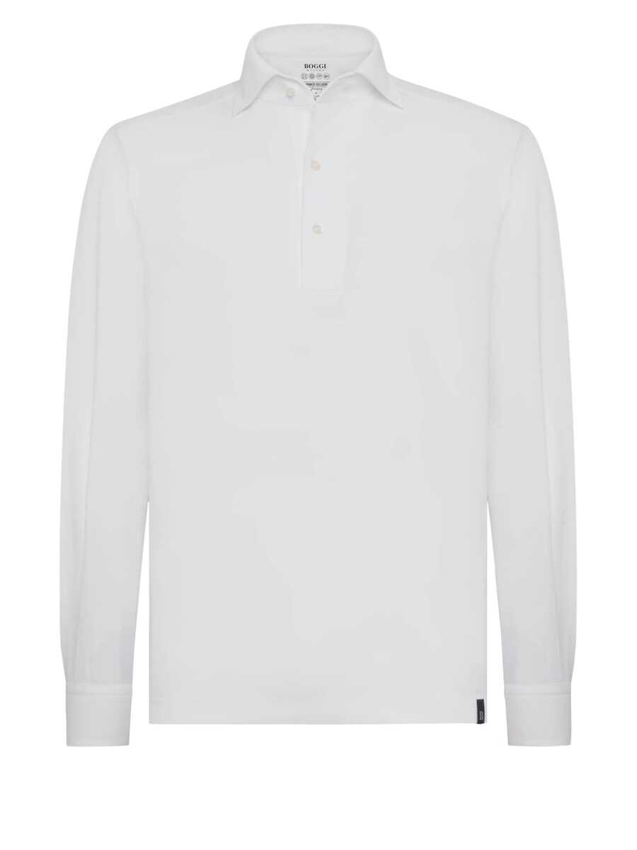 

Лонгслив Boggi Milano Regular fit Shirt, белый