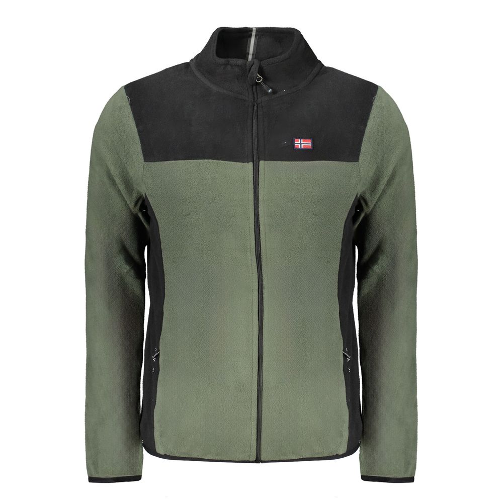 

Зеленый мужской свитер из полиэстера Geographical Norway