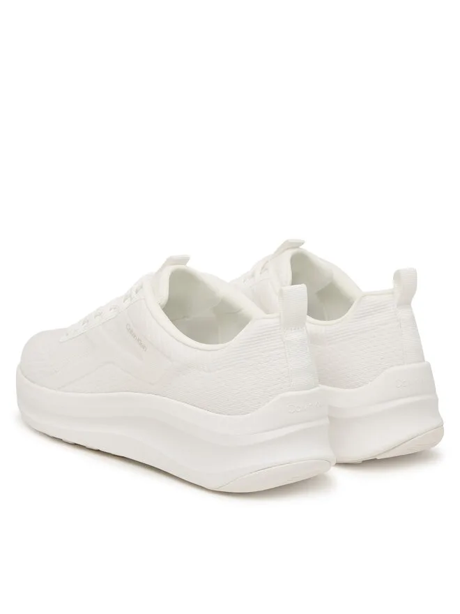 Calvin Klein Кроссовки Andrea - Chunky CK Stripe Runner Trainers HM0HM02158 белые — фото 3