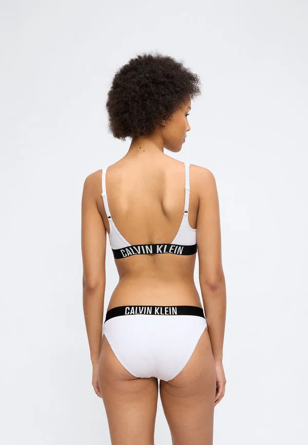 Топ от купальника scoop bralette intense power swim bikini top Calvin Klein Swimwear, Classic White — фото 4