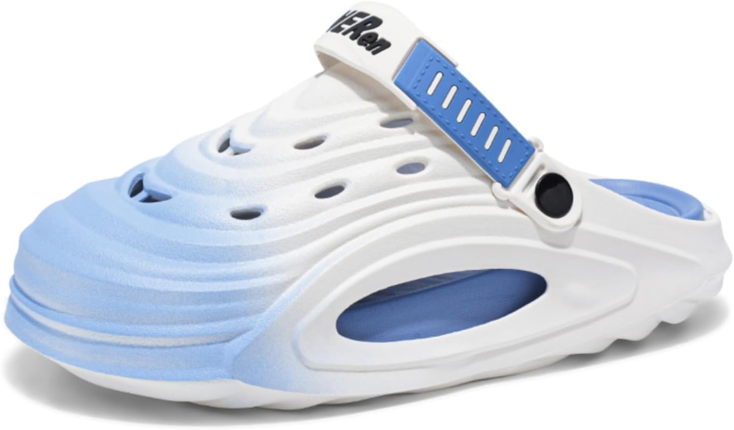 

Модные удобные сабо на платформе для мужчин, изготовленные из материала EVA, высота 4 см - увеличивающие рост, тапочки Cloud, повседневные шлепанцы, пляжная обувь, стильные сандалии, градиентный цвет Khwfjas, синий