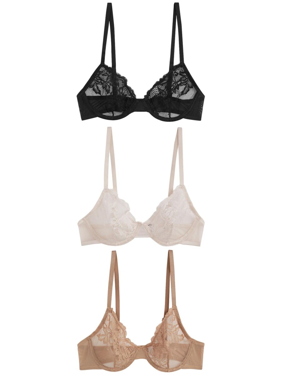 

Бюстгальтер на косточках Next Balconette Bra, разноцветный