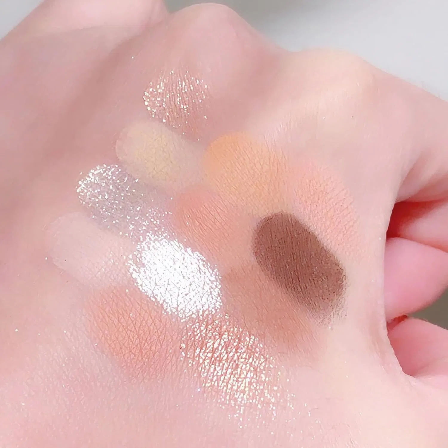 Тени для век Pro Eye Palette Air Cool Mute Color Pink, 12 оттенков — фото 2